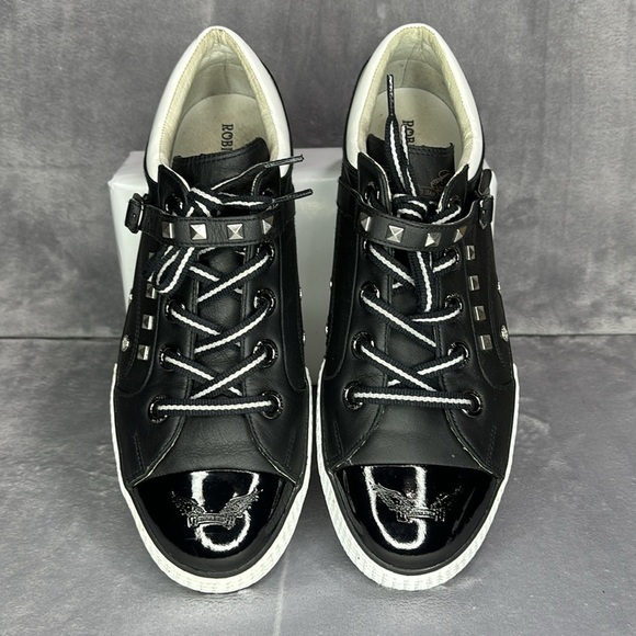 🔥🔥🔥 Robin’s Jeans Men's Nathan Black Sneaker Size: 11🔥🔥🔥 - Picture 4 of 14